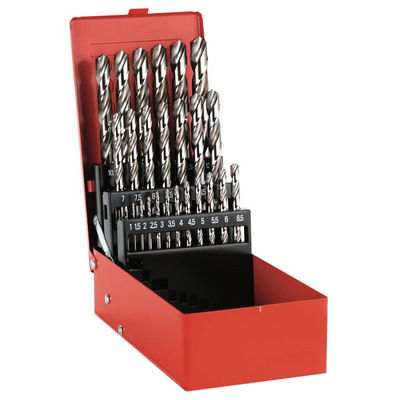 25PCS HSS Twist Drill Bit Set 1-13mm für Metallbohrungen