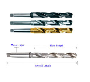Morse Taper Shank HSS Bohrstücke DIN345 Schwarzoxid
