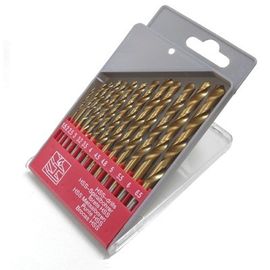 13-teiliges HSS-Bohrer-Set mit Ti-Coating für Metall