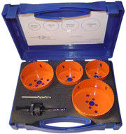 6 Stück HSS M3 Bi-Metall-Loch-Säge-Kit für Metall-Schneiden 64-102mm