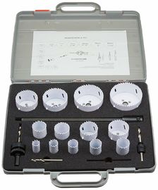 Bi-Metall-Hole Saw Kit 18pc mit ABS-Gehäuse zum Metallschneiden