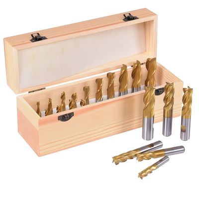 DIN844 4 Flöte HSS Endmühle für Aluminium aus Edelstahl