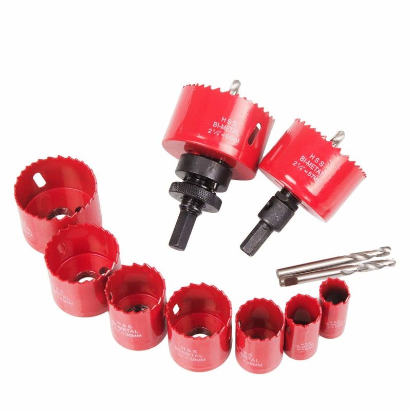 3/4"-2 1/2" HSS Bi-Metall-Lochsäge mit Mandel und Adapter