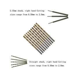 HSS-Bohrer Hochgeschwindigkeitsstahl Vollgeschliffen DIN338 0,1-3mm