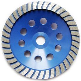 Kalte Presse-einzelne Turbo-Diamant-Schalen-Schleifscheibe für konkrete blaue Farbe