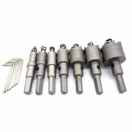 sah Hartmetall-gespitztes Loch 14mm-35mm Farbe des Bohrer-gesetzte Silber-7pcs