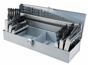 Höhenflossenstations-Bohrer stellte in Stahlindex 115-Piece mit hellem fertigem ein