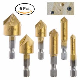 Höhenflossenstations-Senker-Bohrer stellte 6 PC 1/4