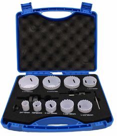 HSS Bi-Metall-Lochsäge-Set aus 13 Stücken für Metallholz-Plastik