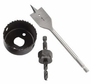 3 Stück Hole Saw Kit für Türschloss Installation in Holz