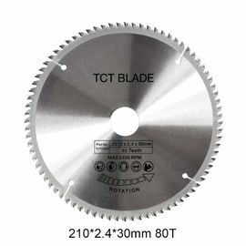 80T TCT Kreissageklinge 210mm zum Schneiden von Holz und Metall